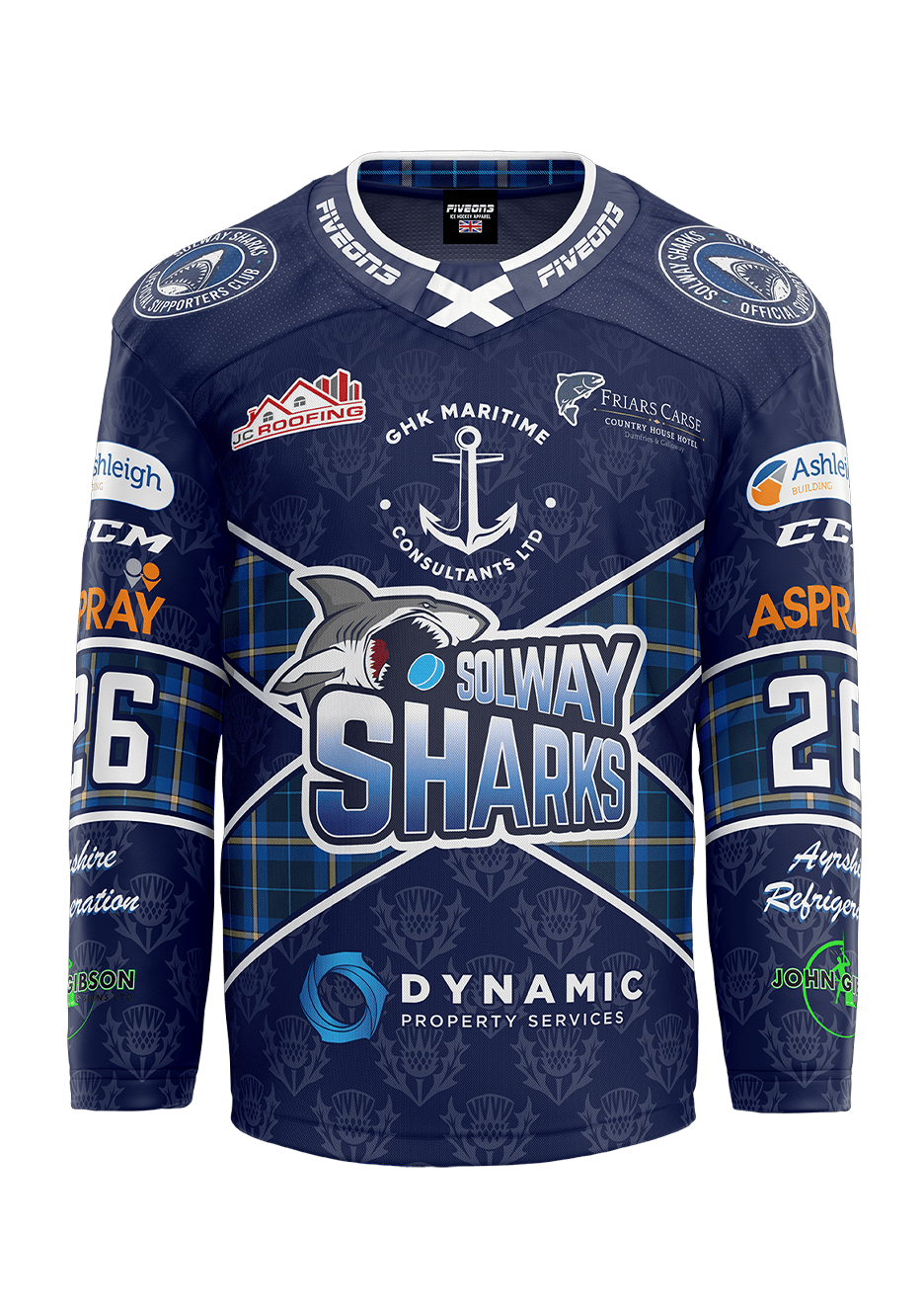 Solway Sharks 25/26 Dark Jersey