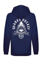 Solway Sharks Unisex Navy Sharks Hockey Hoody