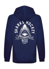 Solway Sharks Unisex Navy Sharks Hockey Hoody