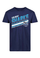 Solway Sharks Unisex Navy T-shirt