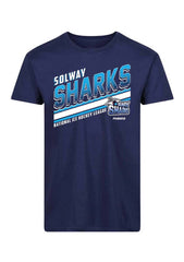 Solway Sharks Unisex Navy T-shirt
