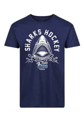 Solway Sharks Unisex Navy "Sharks Hockey" T-shirt