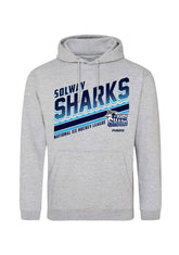 Solway Sharks Unisex Grey Hoody