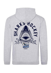 Solway Sharks Unisex Grey Sharks Hockey Hoody