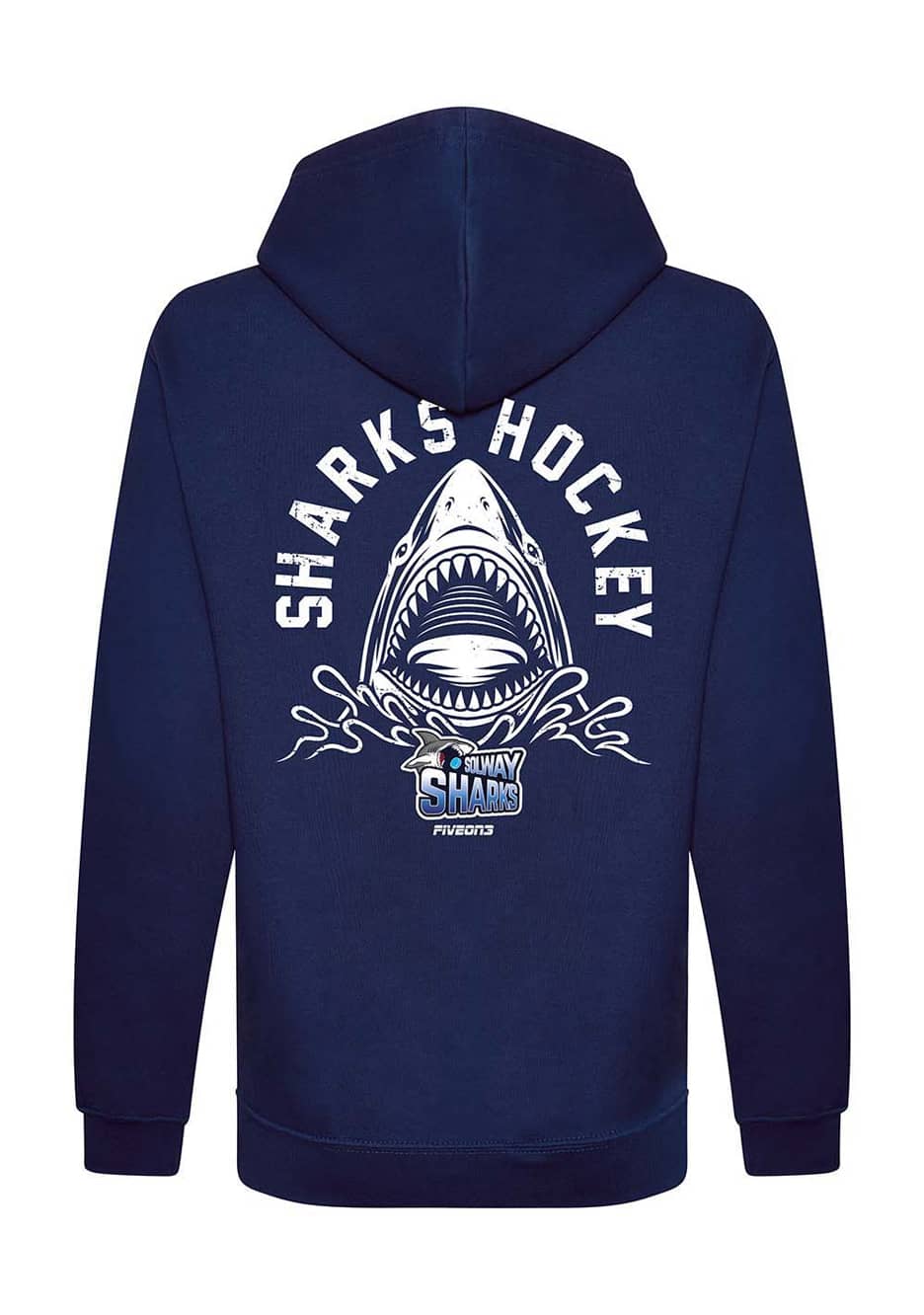 Solway Sharks Unisex Navy Sharks Hockey Hoody